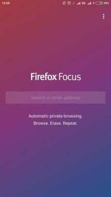 Firefox Focus - mobila webbläsare för paranoid och ekonomiskt