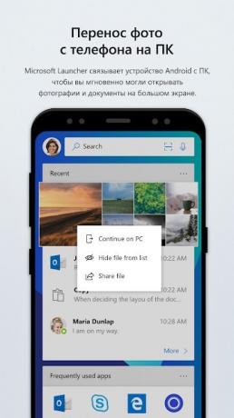 Microsoft launcher