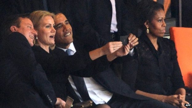 Selfie Obama, Helle Thorning-Schmidt och David Cameron