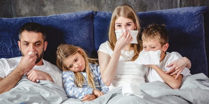 Skydd mot förkylningar och influensa