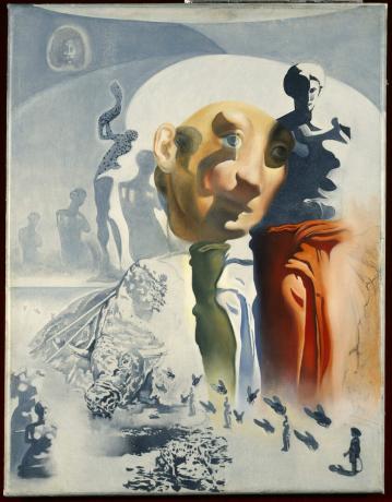 "Hallucinogenic tjurfäktare". Salvador Dali