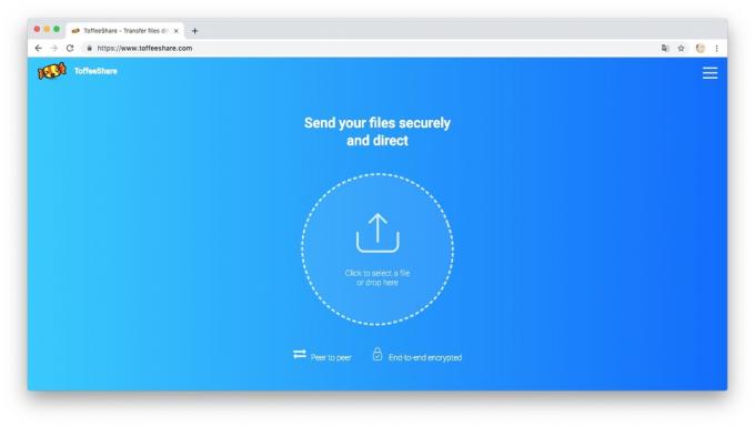 Hur man överför en stor fil snabbt och säkert: ToffeeShare