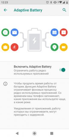 Hur man sparar batteritid på Android: Adaptive Battery