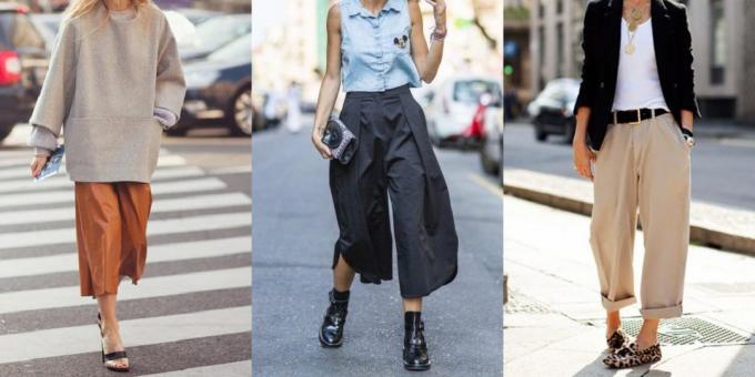 De mest fashionabla kvinnors byxor: Pantaloons