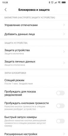 Ställ in telefonen till Android OS: Ställ in skärmlåset