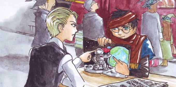 Harry Potter och metoderna för rationellt tänkande: Illustration av böcker