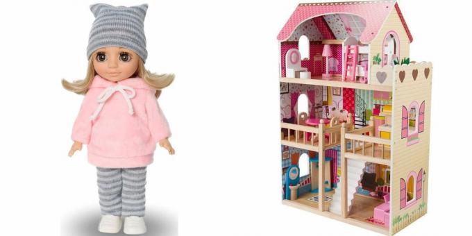 Vad ska jag ge en 5-årig tjej för sin födelsedag: en docka eller ett dockhus