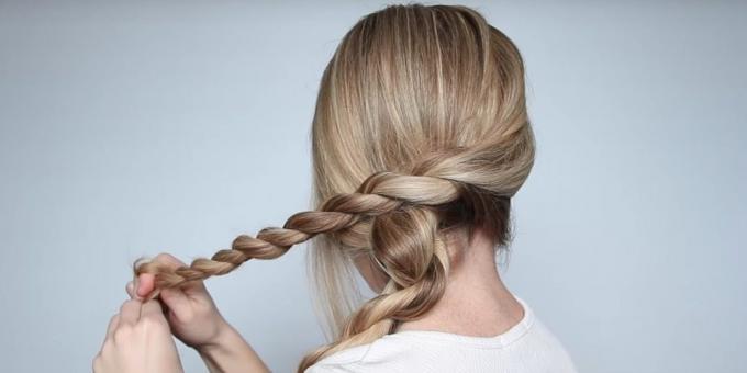 Frisyrer för långt hår: Hår twist andra delen