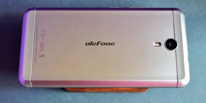 Ulefone Power 2: den bakre panelen