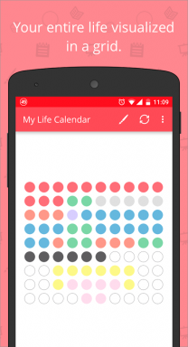 Life Kalender - visuell liv tracker för Android och iOS