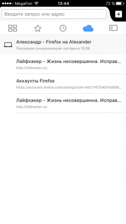 Firefox för iOS