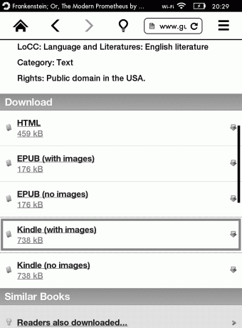 Hur ladda upp en bok om Kindle: nedladdning via webbläsaren