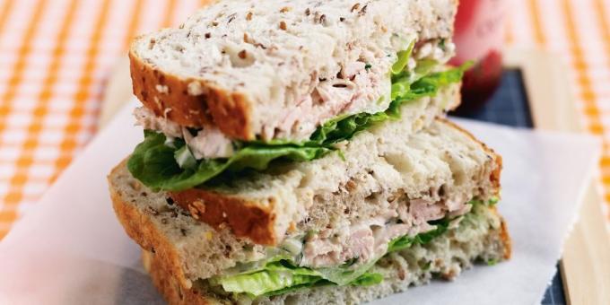 Recept smörgås med tonfisk och selleri