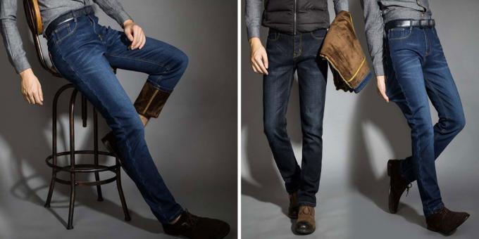 Isolerade jeans för män