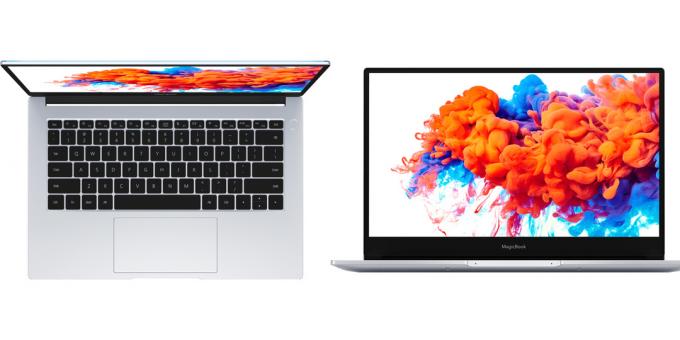 Huawei har infört ultratunna bärbara Honor Magicbook c laddning via USB-C