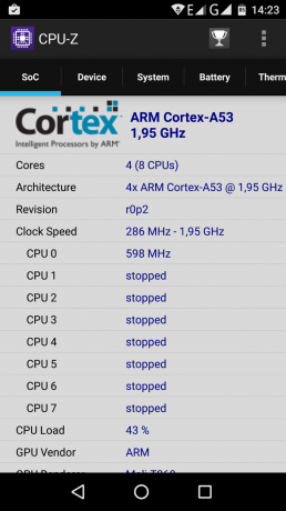 Vernee Mars CPU-Z 1