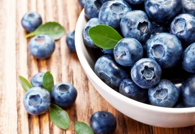 fettförbränning livsmedel: blåbär