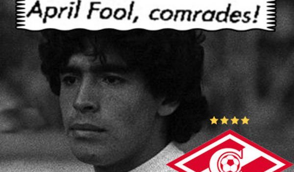 Upptåg för april 1: köp av Maradona