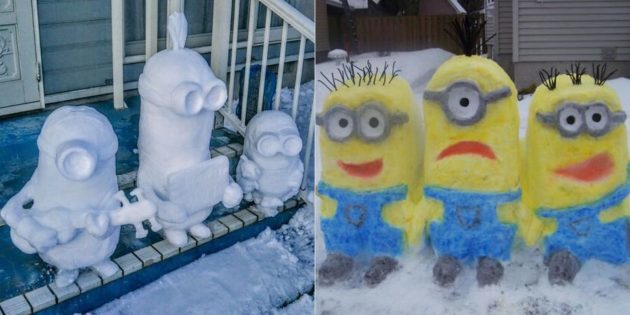 snö figur minion