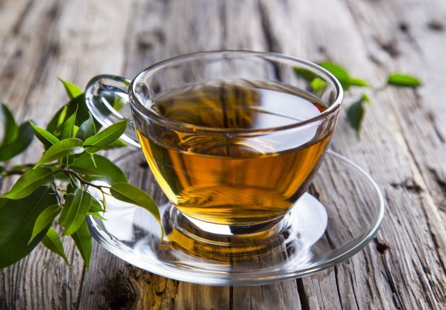 fettförbränning livsmedel: grönt te