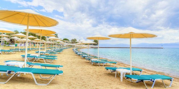 Hotell för familjer med barn: Bomo Palma Beach 4 *, Evia, Grekland