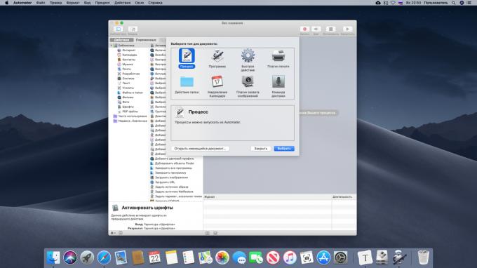 Konfigurera Mac: automatisering av åtgärder