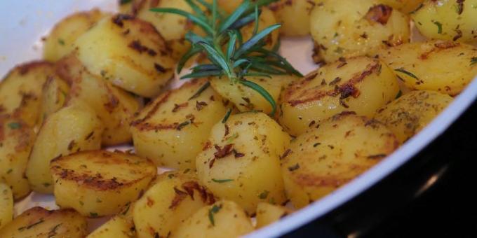 Stekt potatis - läckra och billig