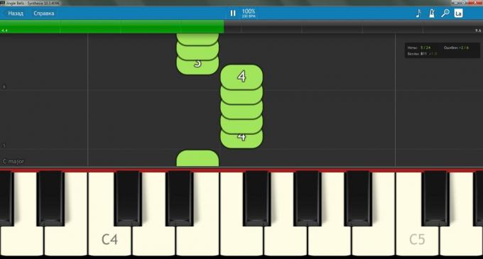 Hur man lär sig att spela piano: Synthesia