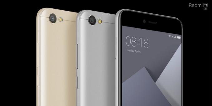 Xiaomi redmi Y1 och redmi Y1 Lite byudgadzhety