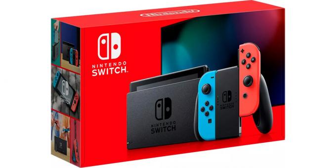 Box uppdaterad version av Nintendo Switch