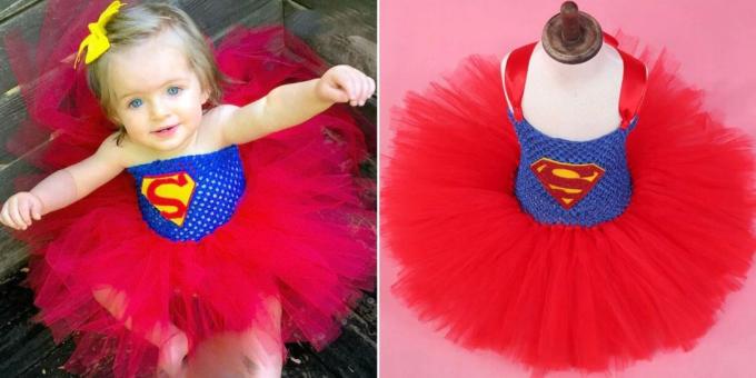 Nyår kostymer för barn: Supergirl