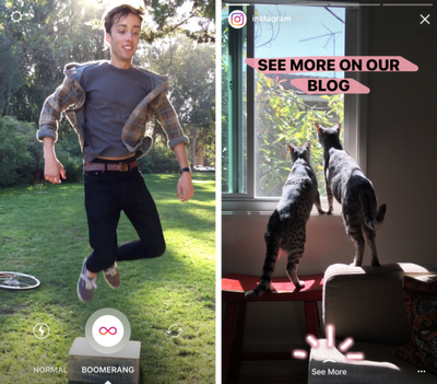 Uppdatering Instagram: Mode "Boomerang"
