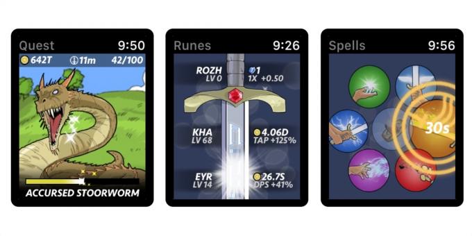 Spel för Apple Watch: Runeblade