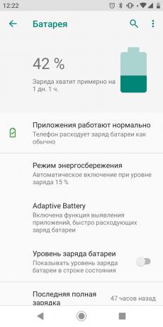 Hur man sparar batteritid på Android: vrid "Adaptive strömförbrukningen"