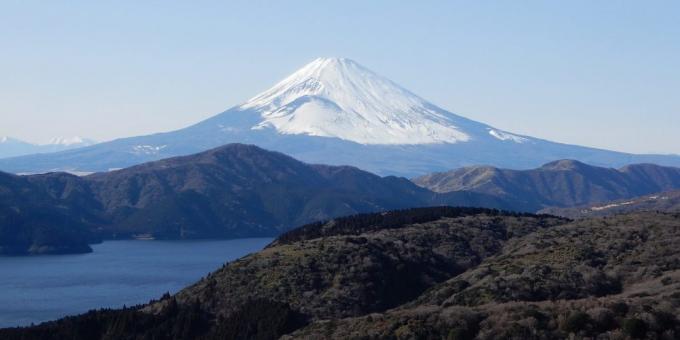 Asian territorium lockar medvetet turister: Mount Fuji, Japan