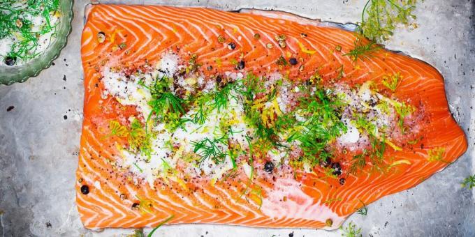 Laxgravlax med vodka