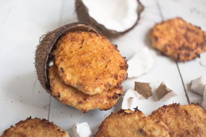 Coconut kex med färskost: ett recept