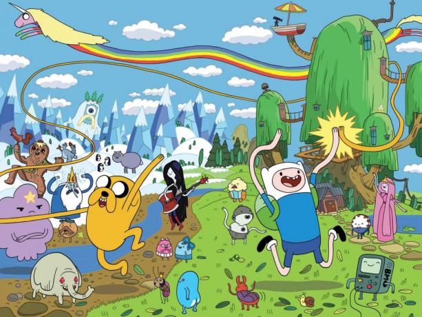 Adventure Time psykedelisk