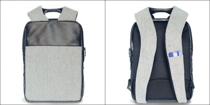 Zavtra minimalistisk ryggsäck för laptop