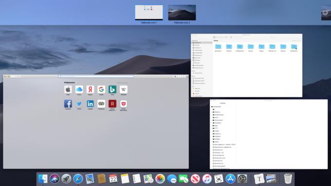Konfigurera på Mac virtuella skrivbord