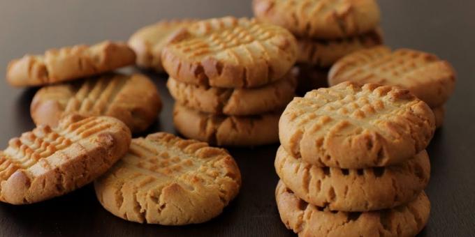 Lenten cookies med jordnötssmör