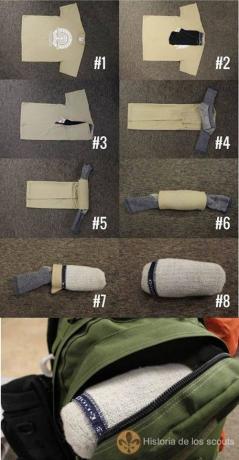 Hur man viker byxor och strumpor