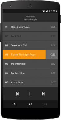 Mixar - mycket enkla och lite unik musikspelare för Android