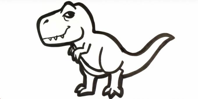 Hur man ritar en Tyrannosaurus