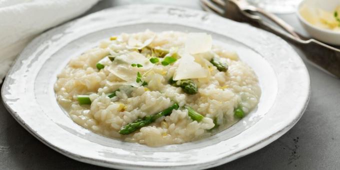 Risotto med sparris