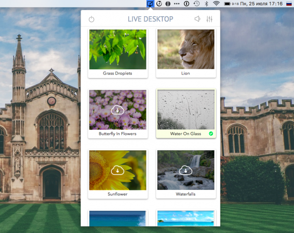 Live Desktop - Animerad Bakgrund för Mac