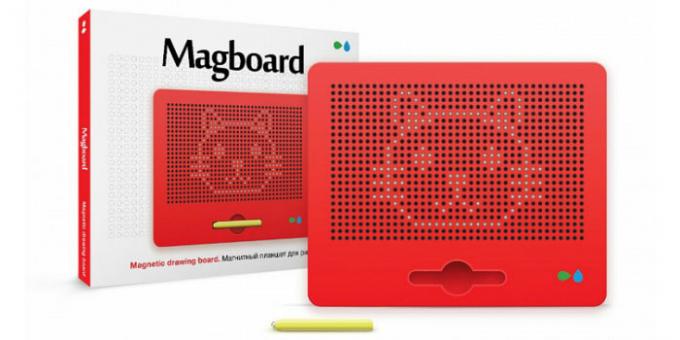 Magboard - tablett för att dra magneter