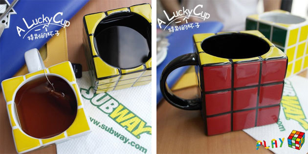 Roligt råna: Mug-Rubiks kub