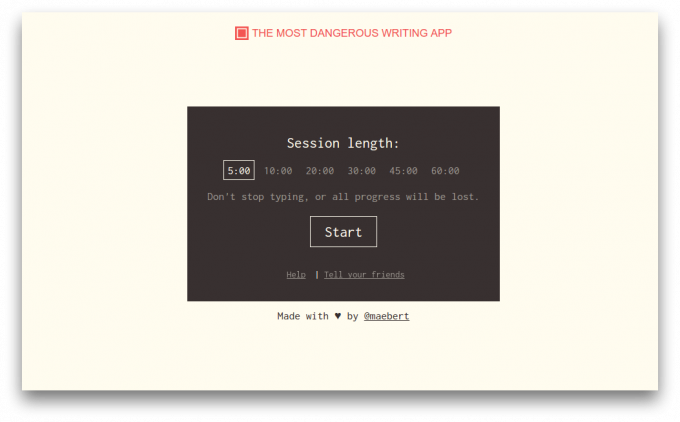  De farligaste Writing App: timing