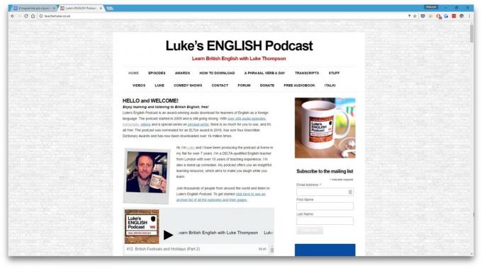 Podcasts att lära sig engelska: Luke engelska Podcast
